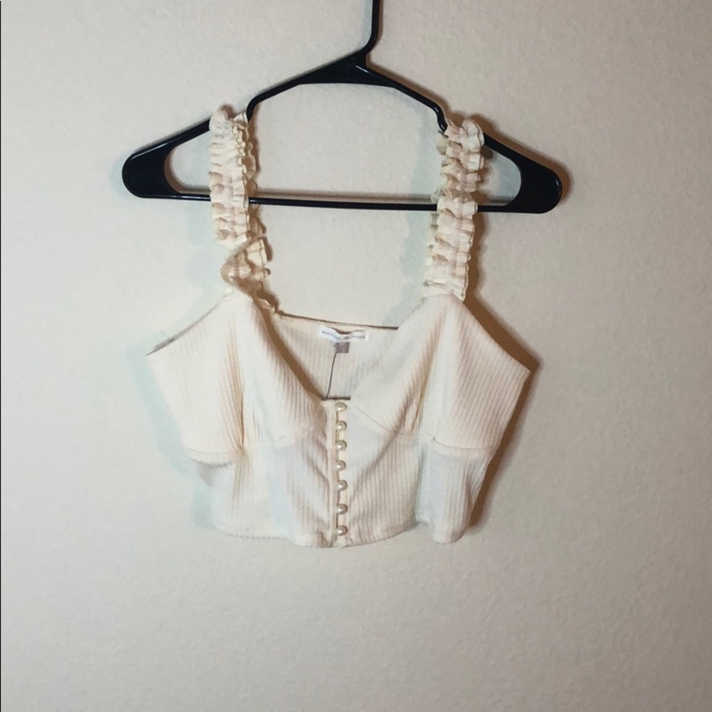 Backyard Roses Dacey Ruffle Top - NWT